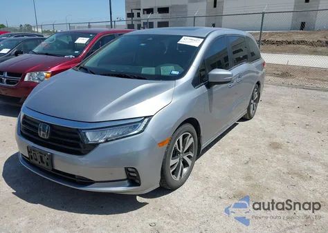 2022 Honda Odyssey Touring z USA, uszkodzony, nr VIN 5FNRL6H8XNB025847